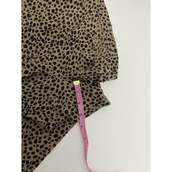 Aerie Women Cheetah Print Pull-on Elastic Waist Shorts Size XS /TP With Pockets - Picture 6 of 10